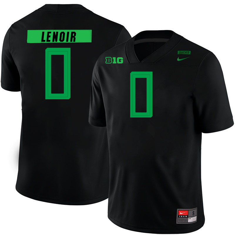 Deommodore Lenoir Oregon Jersey,Oregon Ducks Football Uniforms Youth-Alternate Black